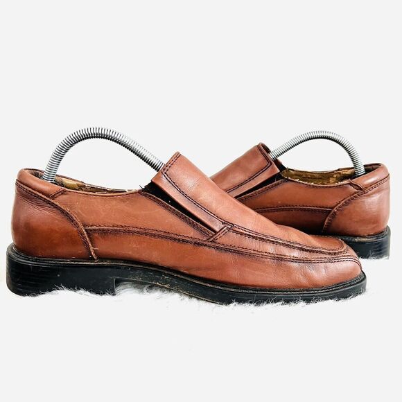 🎉Clearance🎉Dockers Brown Leather Pro Style All Motion Comfort Dress Shoes 9M - Picture 5 of 10